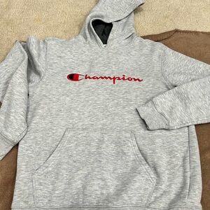 Champion Heather Gray Athletic Hoodie